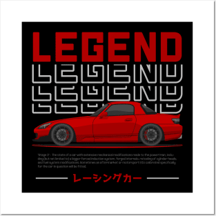 Tuner Red S2K JDM Posters and Art